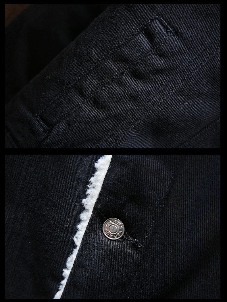 Jaqueta Masculina Jeans Scale - Forrada com Pelo